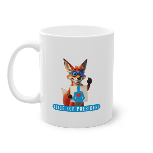 AfD | Alice Weidel | Alice for President - Ein Herz für Deutschland - Tasse - Mug 330ml - 11oz