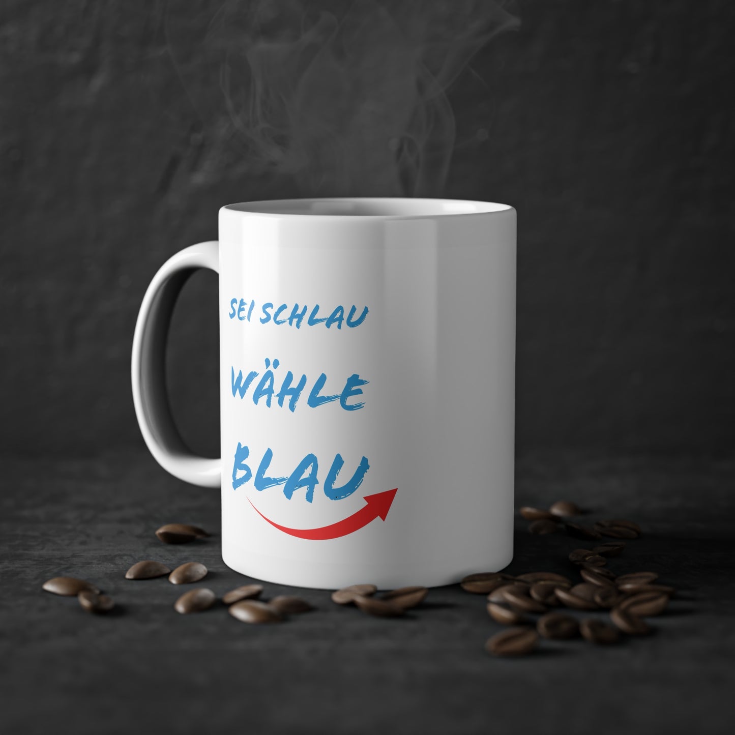 AfD | Alice Weidel | Alice - Sei Schlau, wähle Blau 2.0 Tasse - Mug 330ml - 11oz