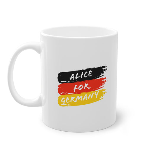 AfD | Alice Weidel | Alice for Germany - Deutschland Flagge Tasse - Mug 330ml - 11oz